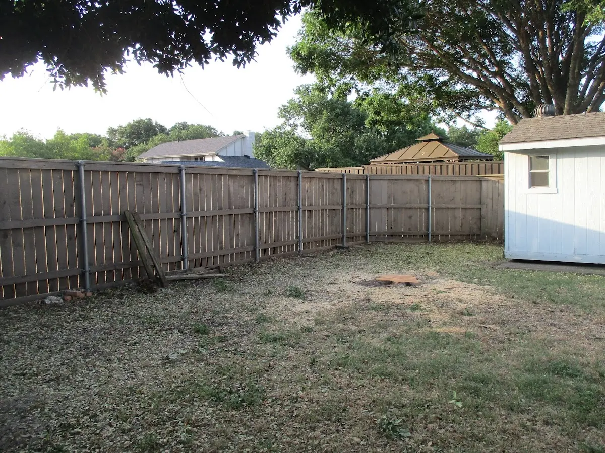 Cleared yard after professional tree removal in Wright City